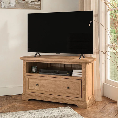 Oak corner stand - oak,