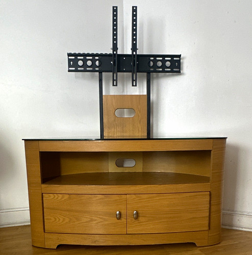 Corner stand brown - stand, wood