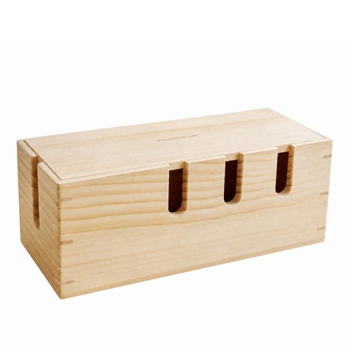 Cable management box with - management,